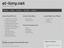 Tablet Screenshot of el-ilmy.net